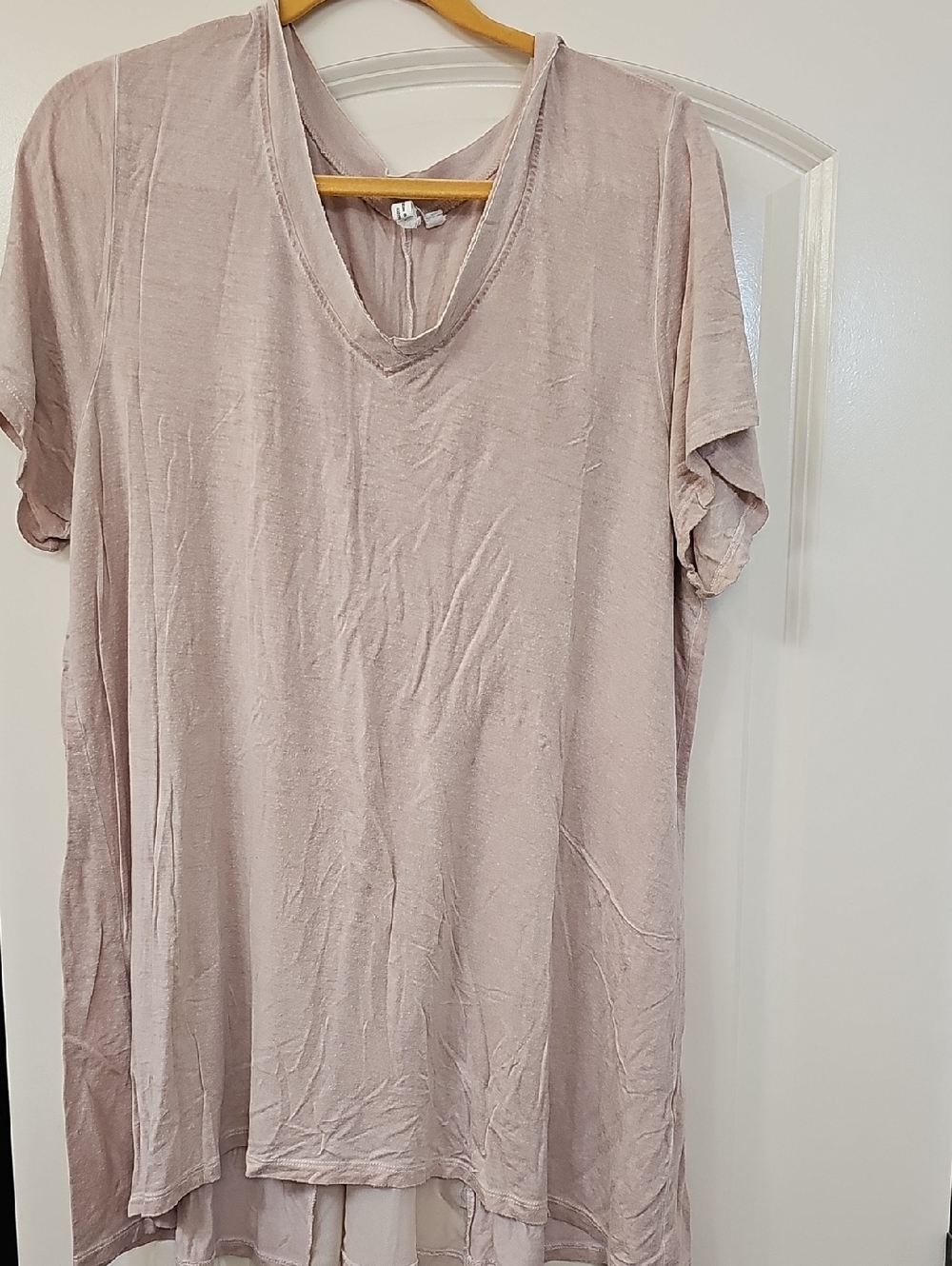 Cable & Gauge 2x Mauve Tunic Shirt Mesh Panel